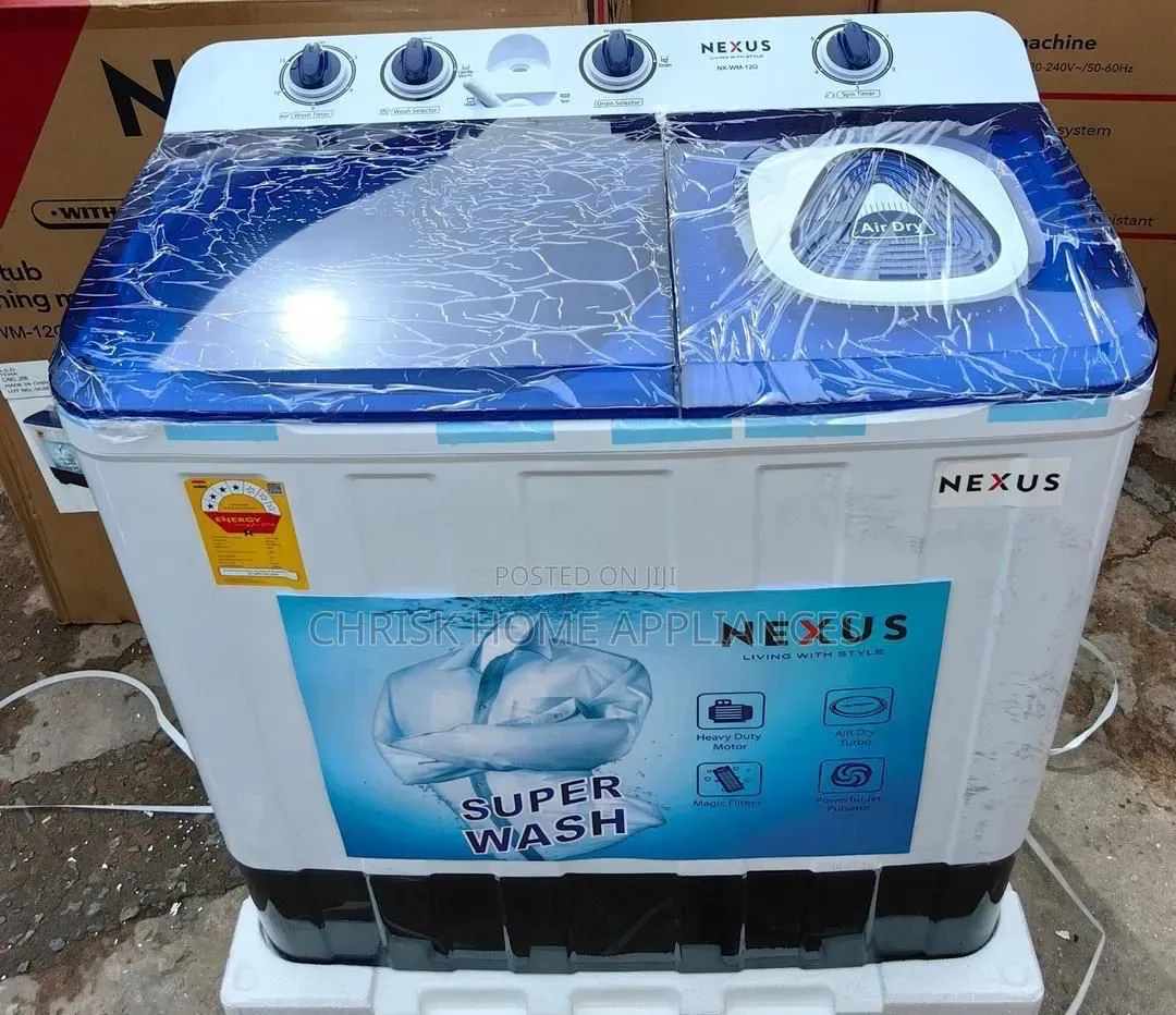 NEXUS 12KG Semi-Automatic Washing Machine