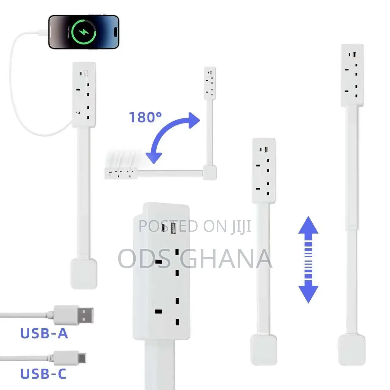 Universal Multi-Power Socket/Expander for Sofas and Cabinets.