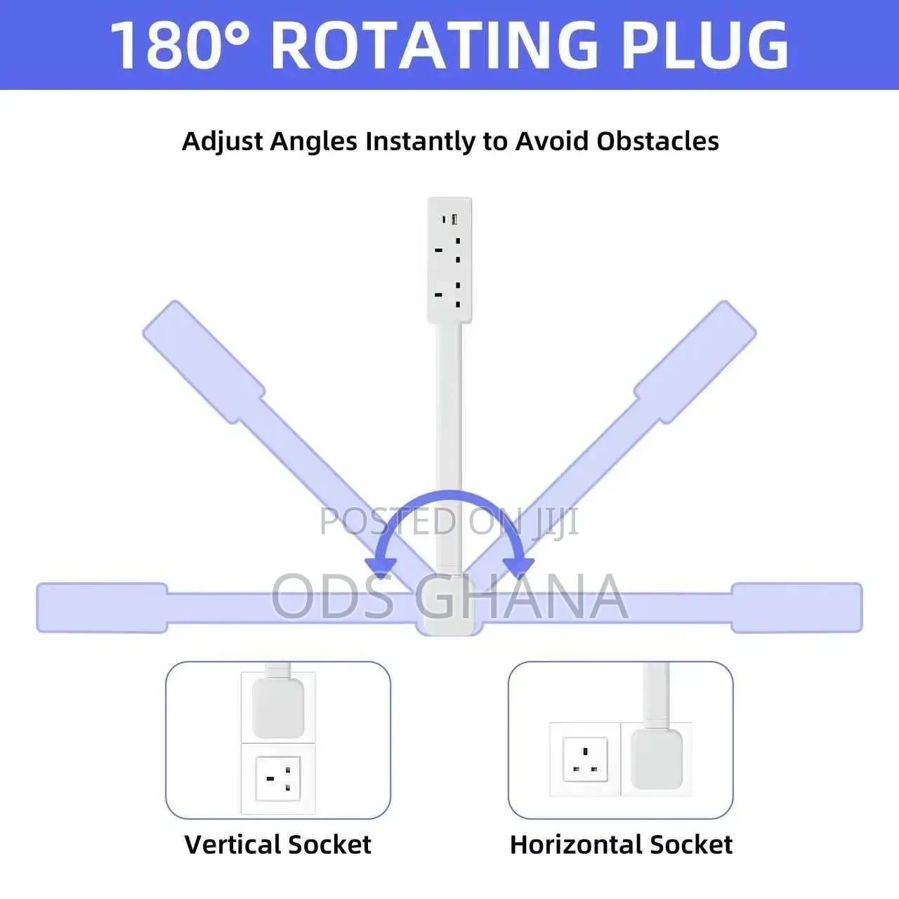 Universal Multi-Power Socket/Expander for Sofas and Cabinets.