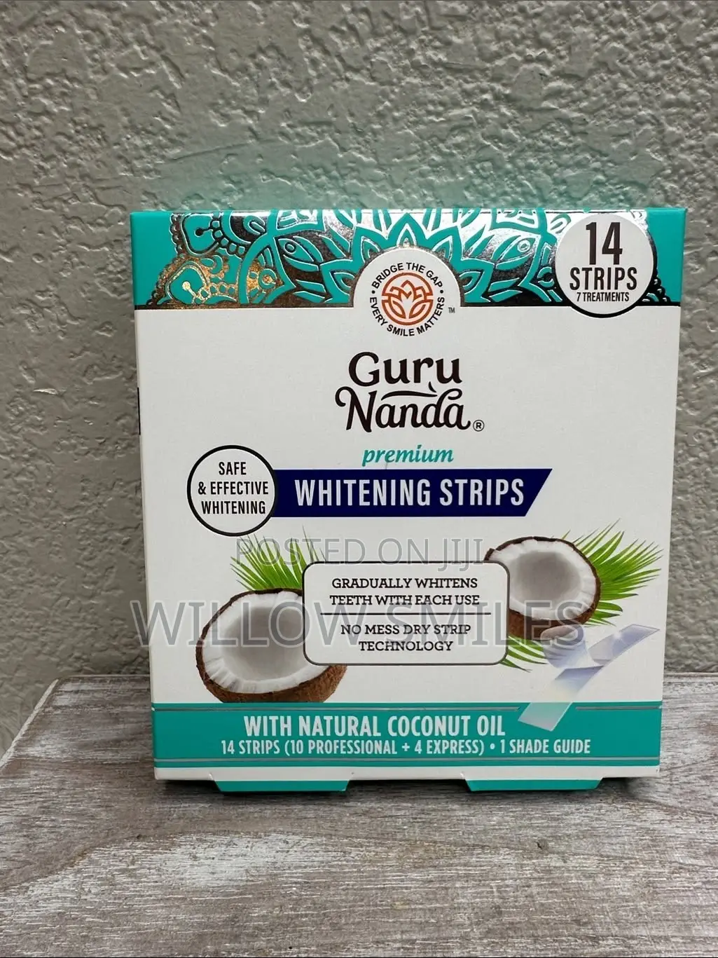 Gurunanda Teeth Whitening Strips + Teeth Cleaning Powder