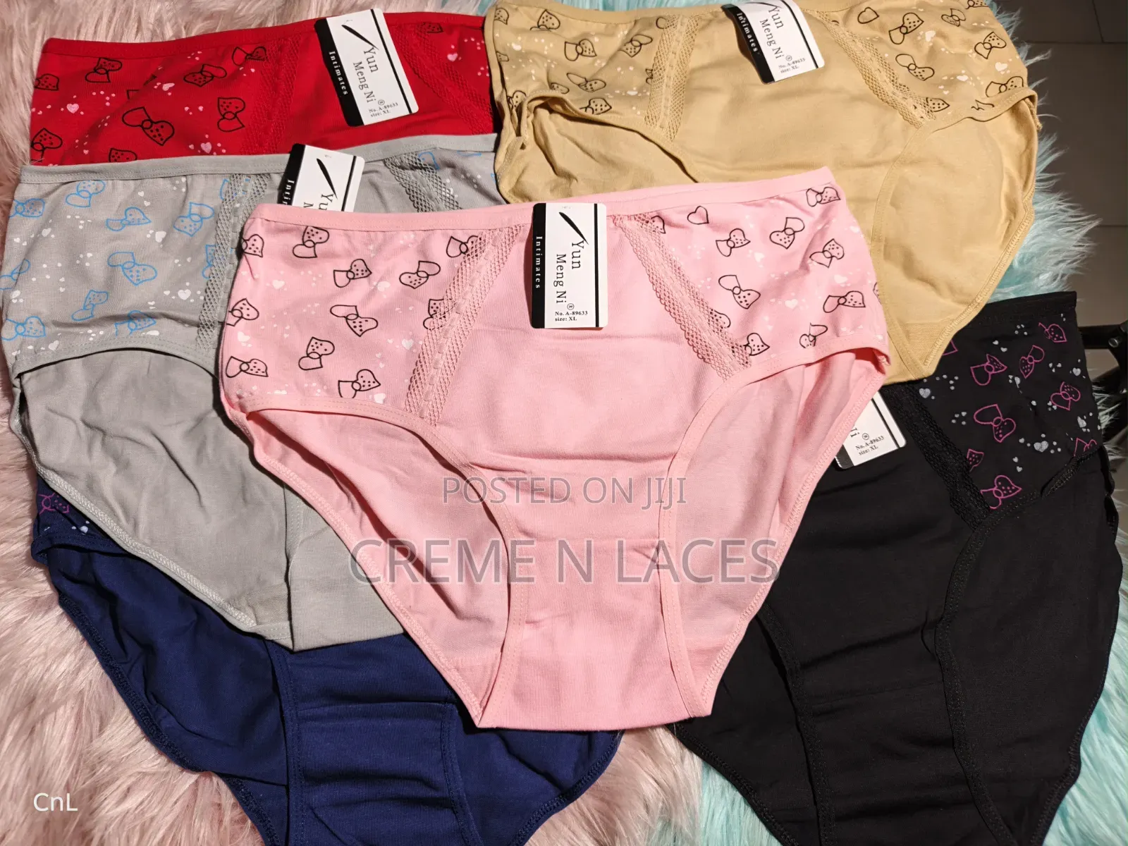 3xl Women's Cotton Panties (6 Pieces Mixed)