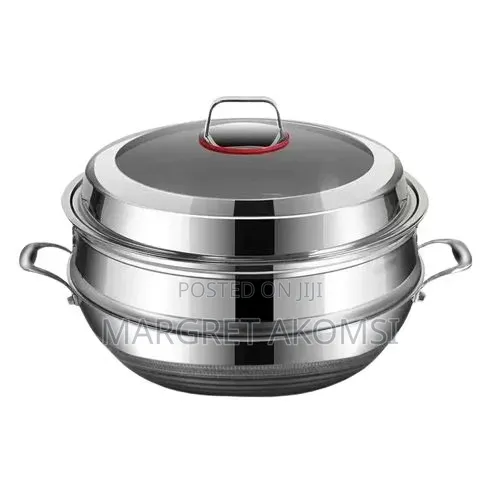Stainless Steel Wok With Cover