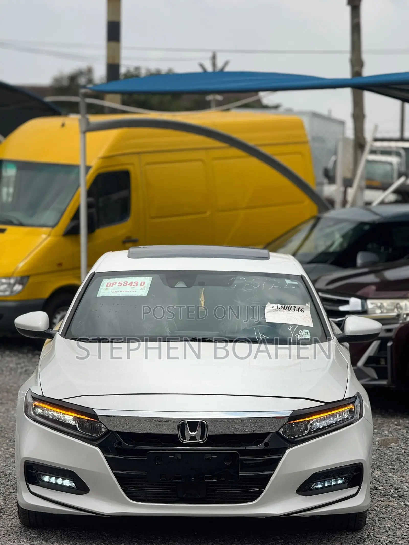 Honda Accord Sport (2.0L 4cyl Turbo 10A) 2019 White