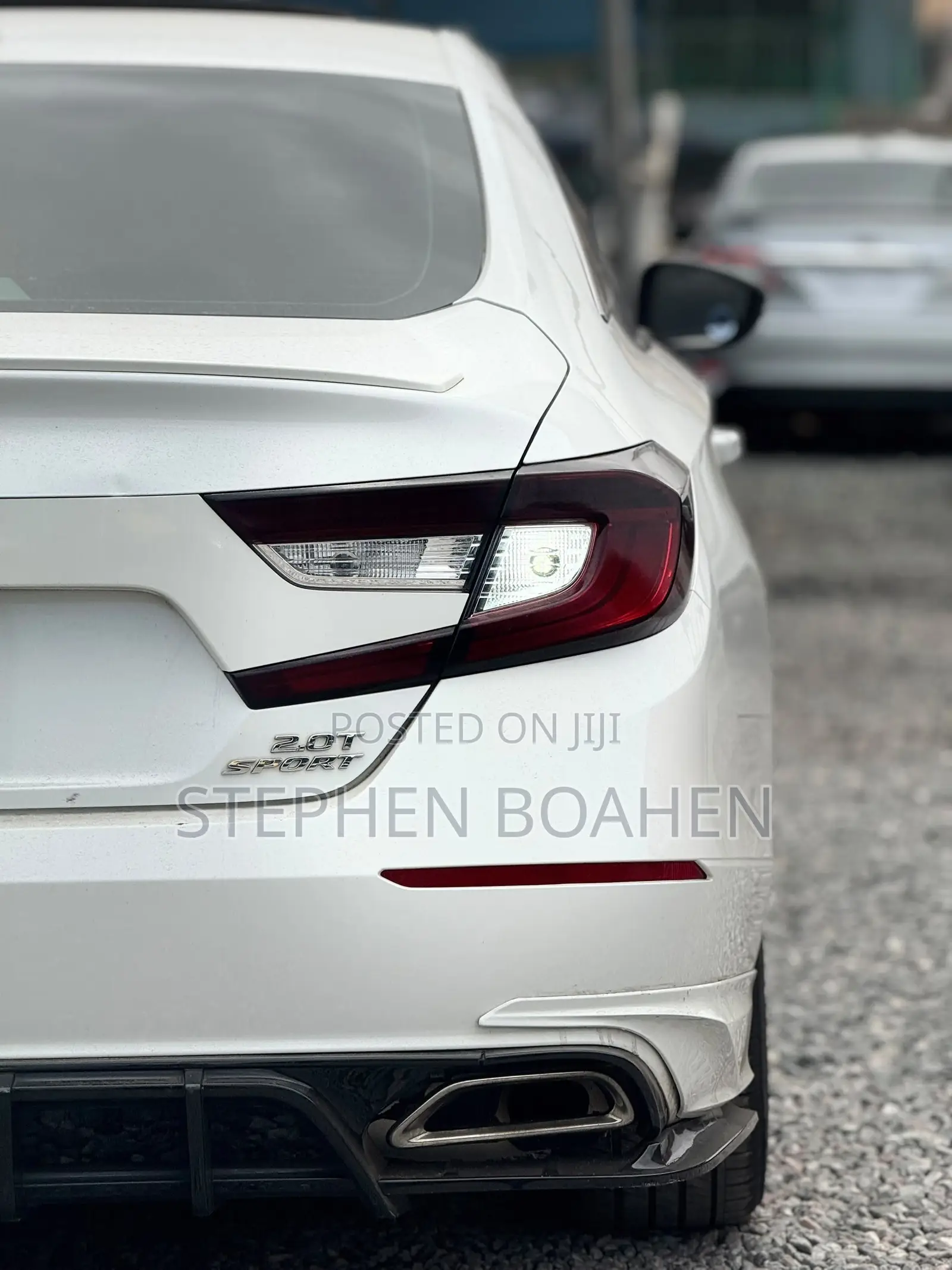 Honda Accord Sport (2.0L 4cyl Turbo 10A) 2019 White