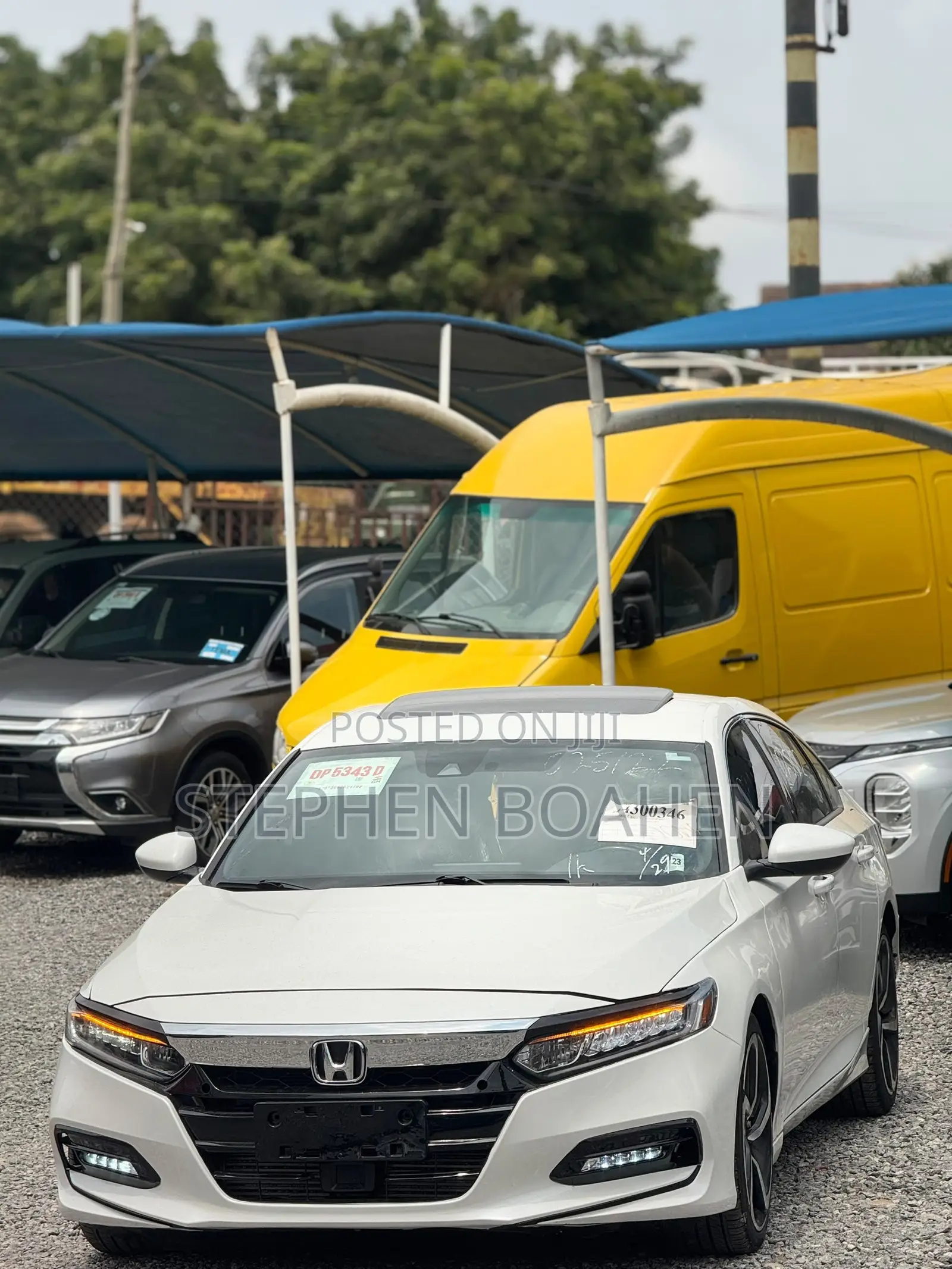 Honda Accord Sport (2.0L 4cyl Turbo 10A) 2019 White