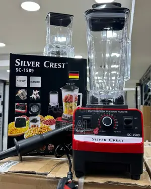 Silver Crest 2L Industrial 8500W Food Crusher Blender With 2 Jar