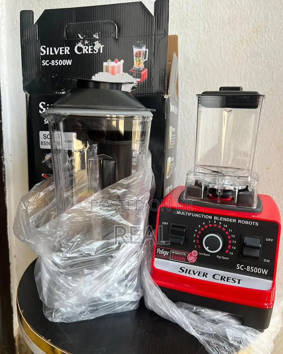 Silver Crest 2L Industrial 8500W Food Crusher Blender With 2 Jar