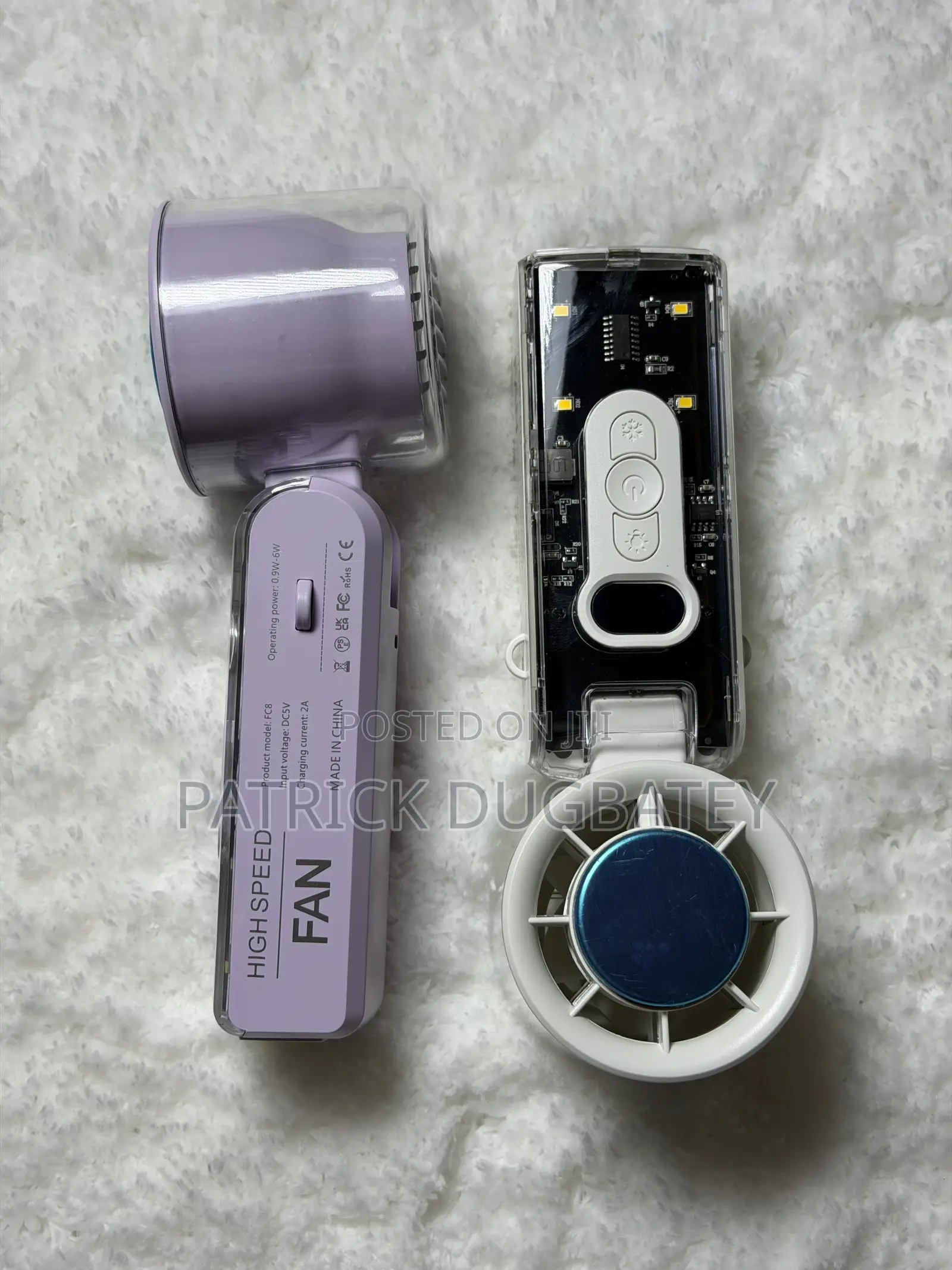 AC Handfan/ Light ,