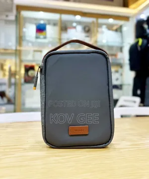 WiWU Travel Electronic Organizer Case Leather Portable Bag