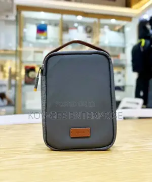 WiWU Travel Electronic Organizer Case Leather Portable Bag