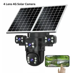 4 Lens Solar CCTV SIM Camera