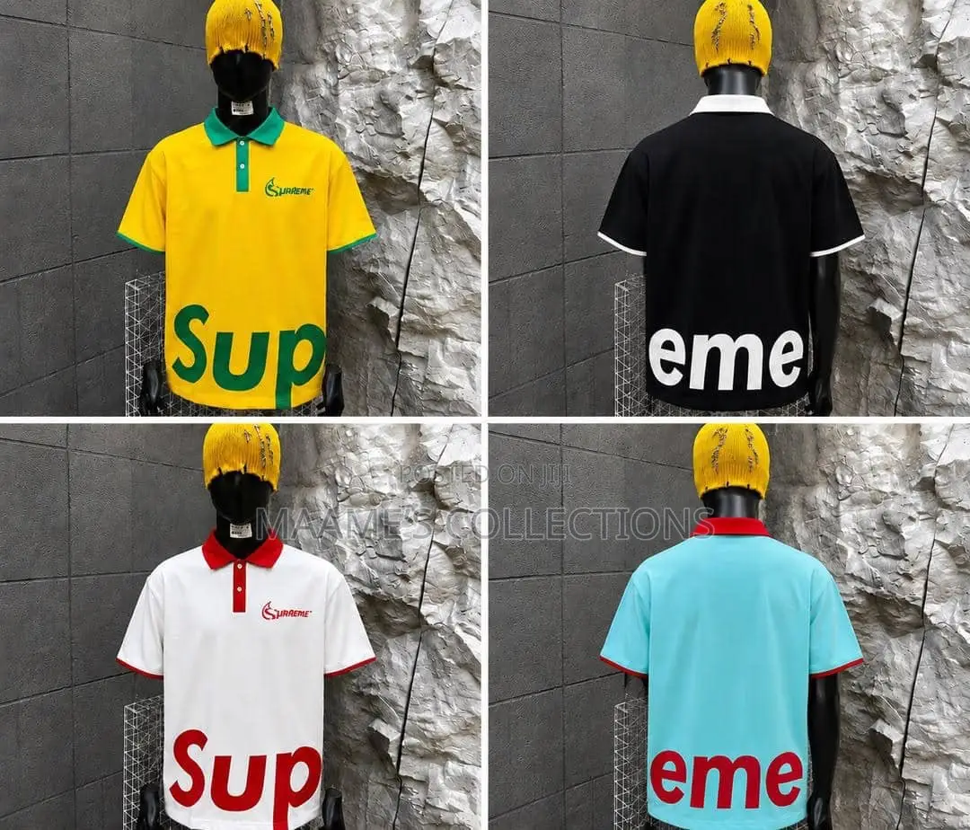 Men’s Branded Graphic Polo Shirts – Trendy Streetwear