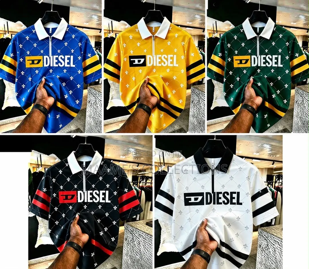 Men’s Branded Graphic Polo Shirts – Trendy Streetwear