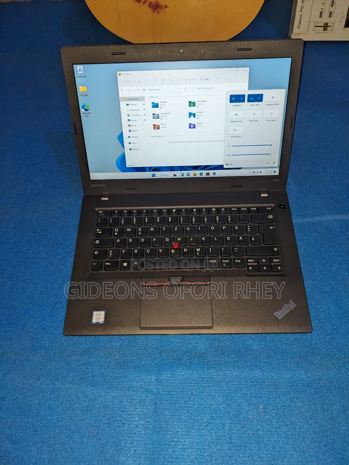 Laptop Lenovo ThinkPad L470 8GB Intel Core i5 SSD 512GB