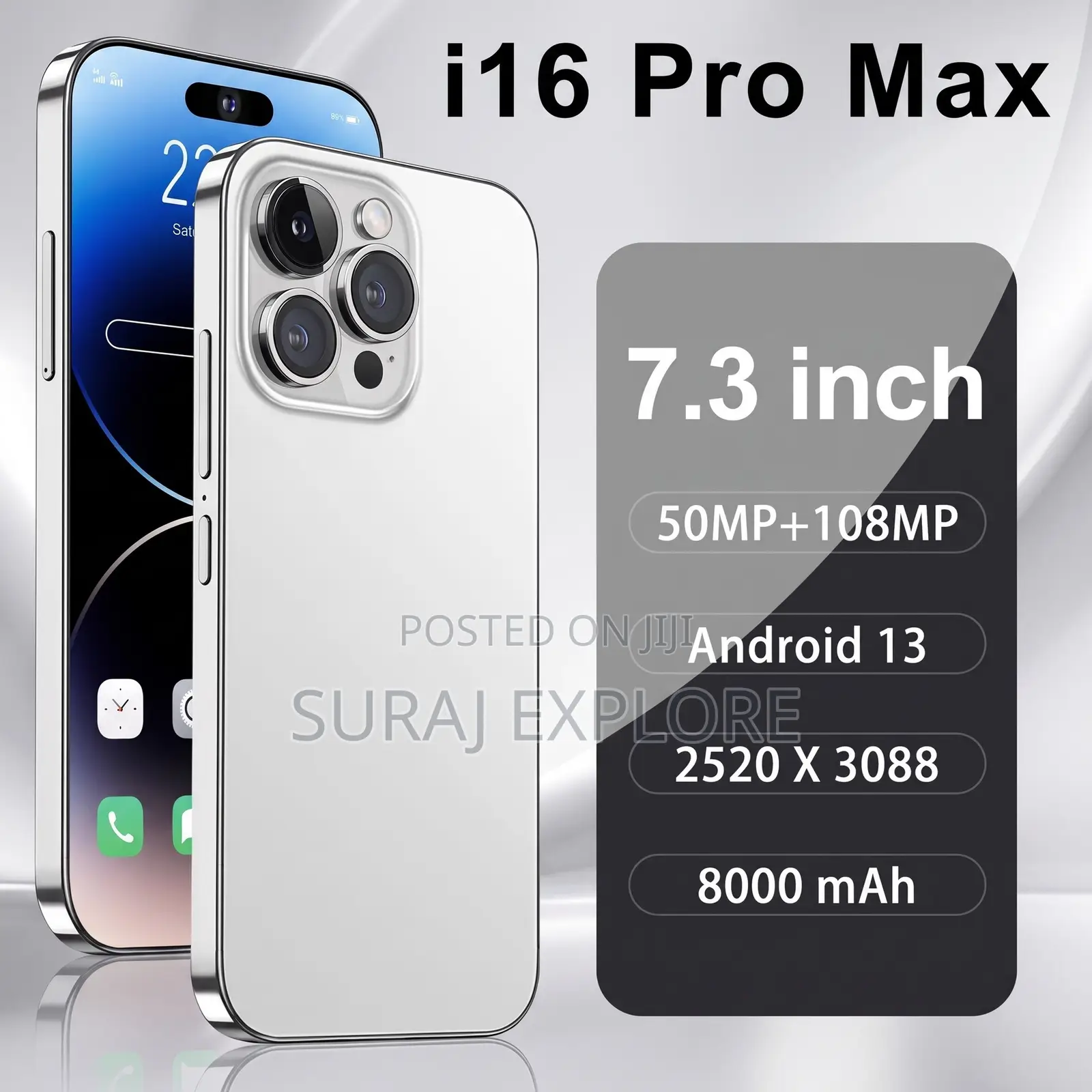New Mobile Phone 256 GB White