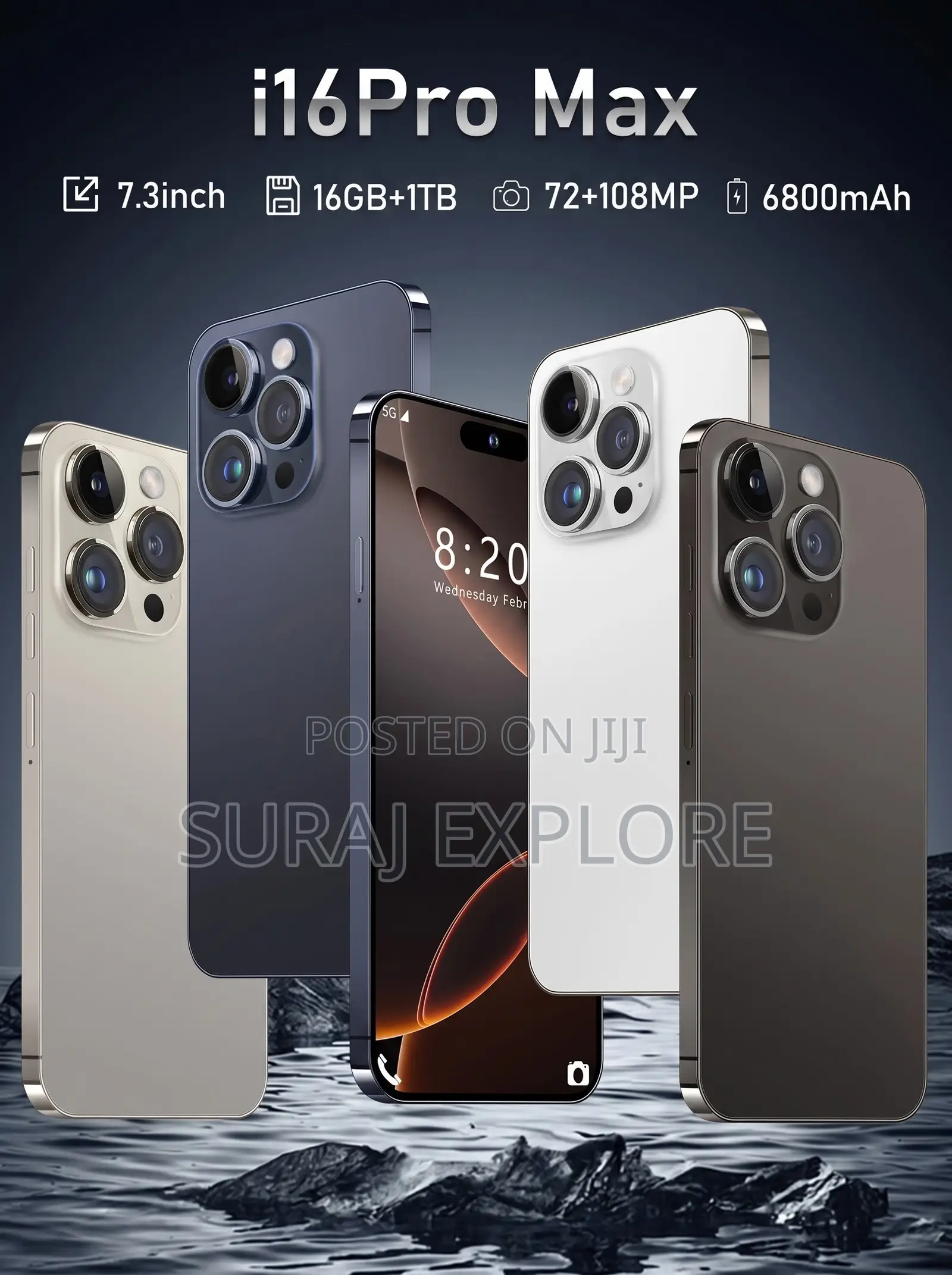New Mobile Phone 256 GB White