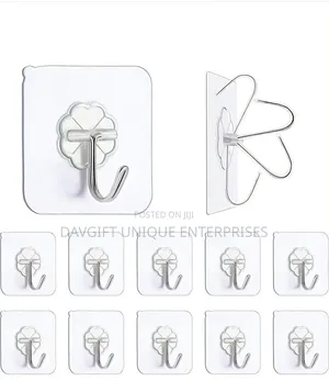 12pcs Adhesive Hooks
