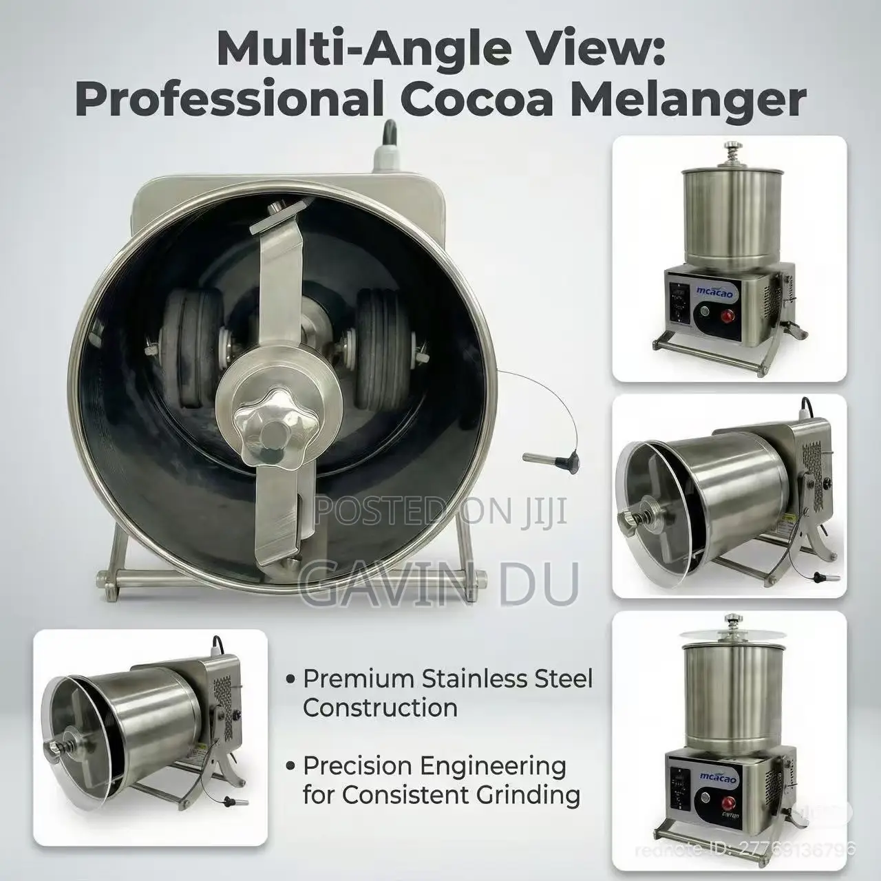 Cocoa Grinding Machine Cocoa Melanger
