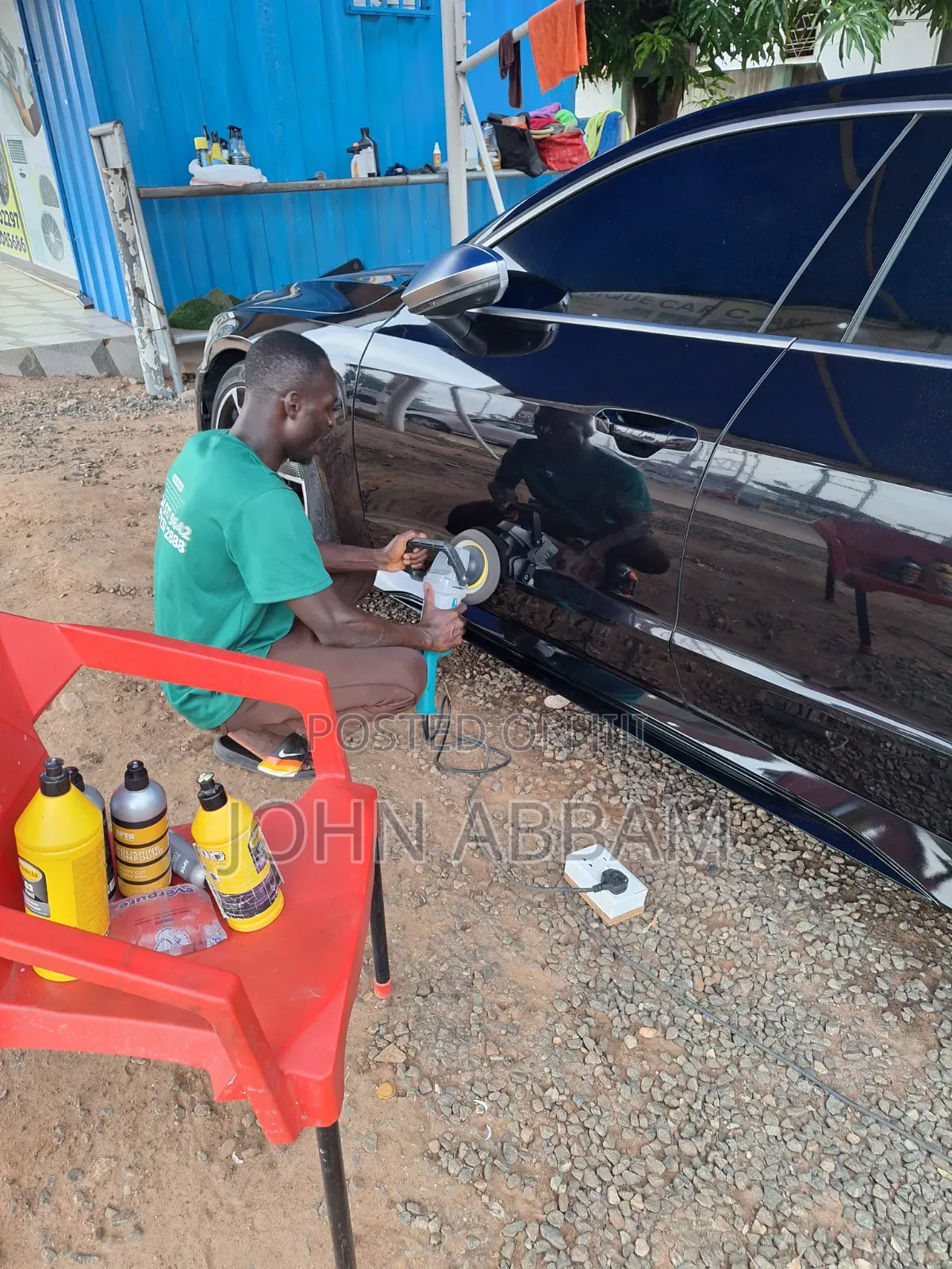 Polishing and Waxing