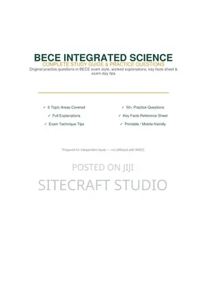 BECE 2026 Study Bundle – 4 Subjects PDF (Instant Delivery)