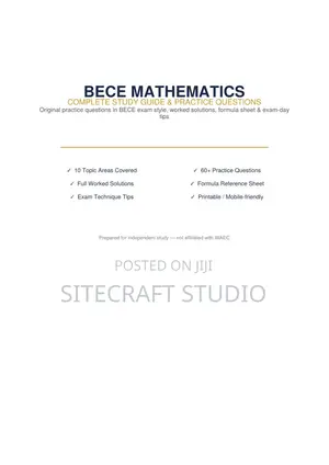 BECE 2026 Study Bundle – 4 Subjects PDF (Instant Delivery)