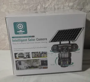4G AI Smart 3 Lens Solar CCTV Camera [Uses Sim]