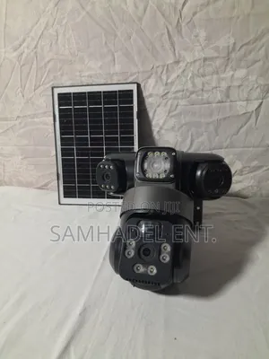 4G AI Smart 3 Lens Solar CCTV Camera [Uses Sim]