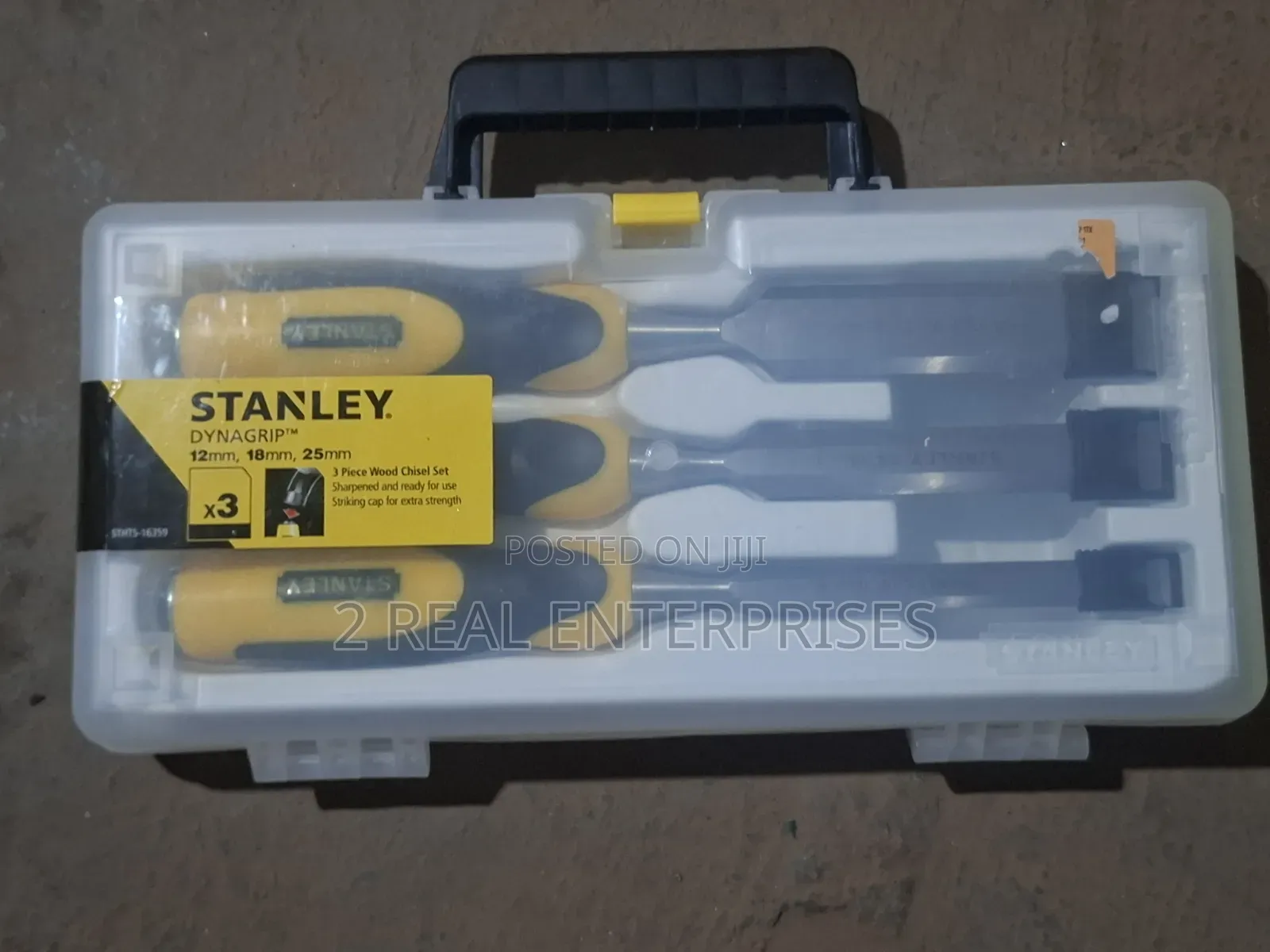 Stanley Dynagrip 3-Piece Wood Chisel Set Model: STHT0-16359