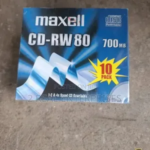 10-Pack of Maxell CD-RW80 Blank Discs