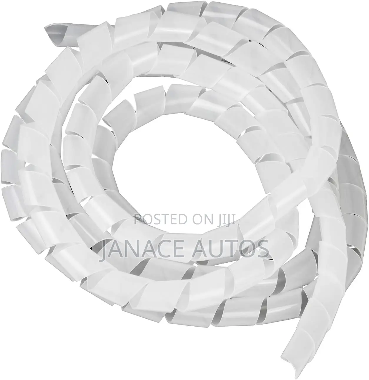Maclean Flexible Cable Spiral Cable Hose 3 M 20.4 X 22 Mm, Transparent