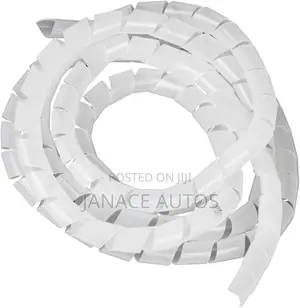 Maclean Flexible Cable Spiral Cable Hose 3 M 20.4 X 22 Mm, Transparent