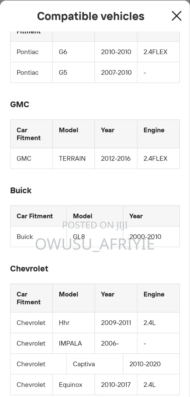 2.4L Chevrolet Equinox/Malibu/GMC ECOTEC LEA Car Engine