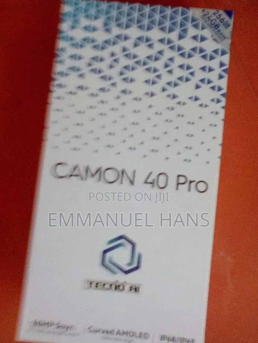 New Tecno Camon 40 Pro 5G 256 GB Blue