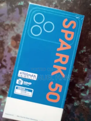 New Tecno Spark 50 128 GB Black
