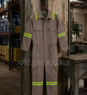 Premium Reflective Safety Coverall | Heavy-Duty Industrial Workwear