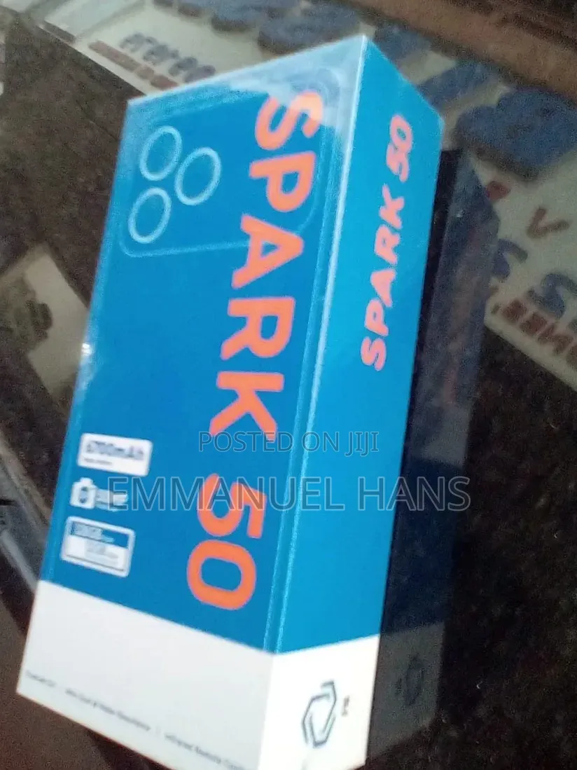 New Tecno Spark 50 128 GB Black
