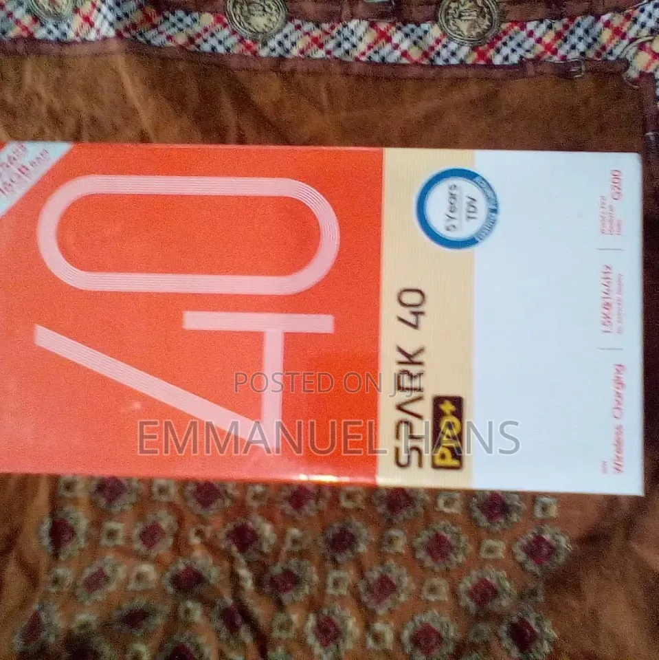 New Tecno Spark 40 Pro+ 256 GB Black