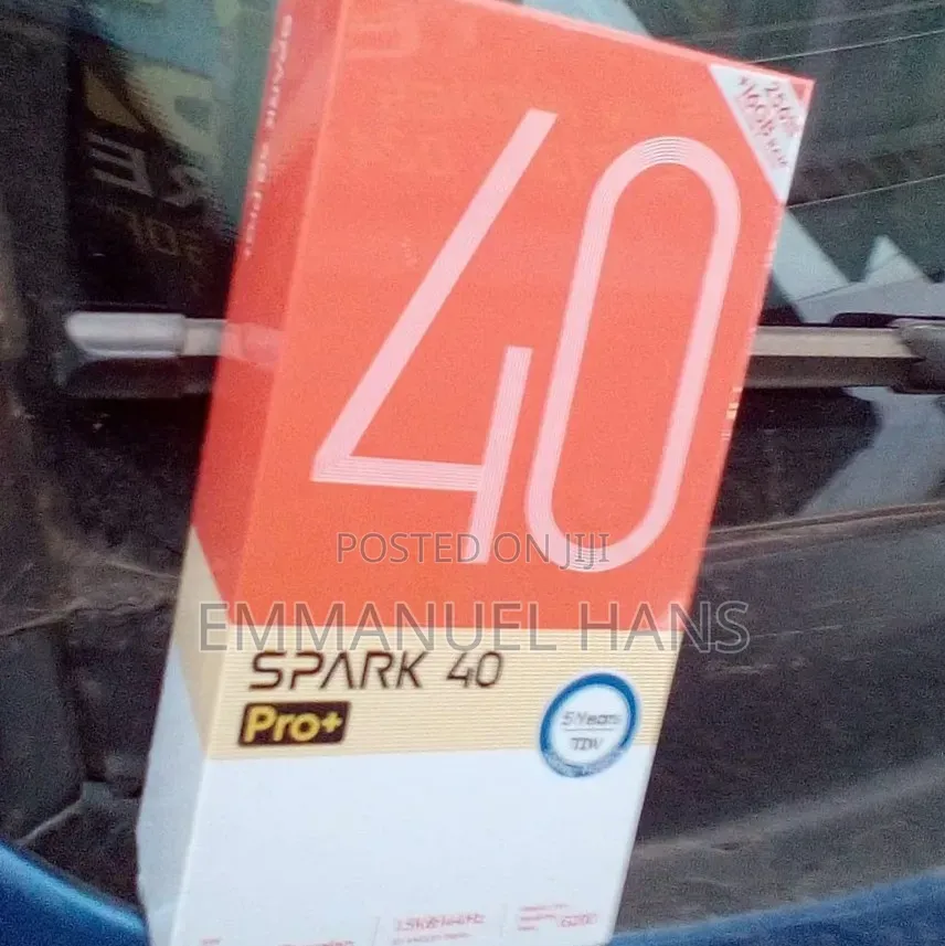 New Tecno Spark 40 Pro+ 256 GB Black