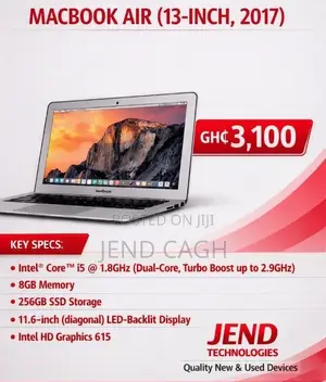 Laptop Apple MacBook Air 8GB Intel Core i5 SSD 256GB