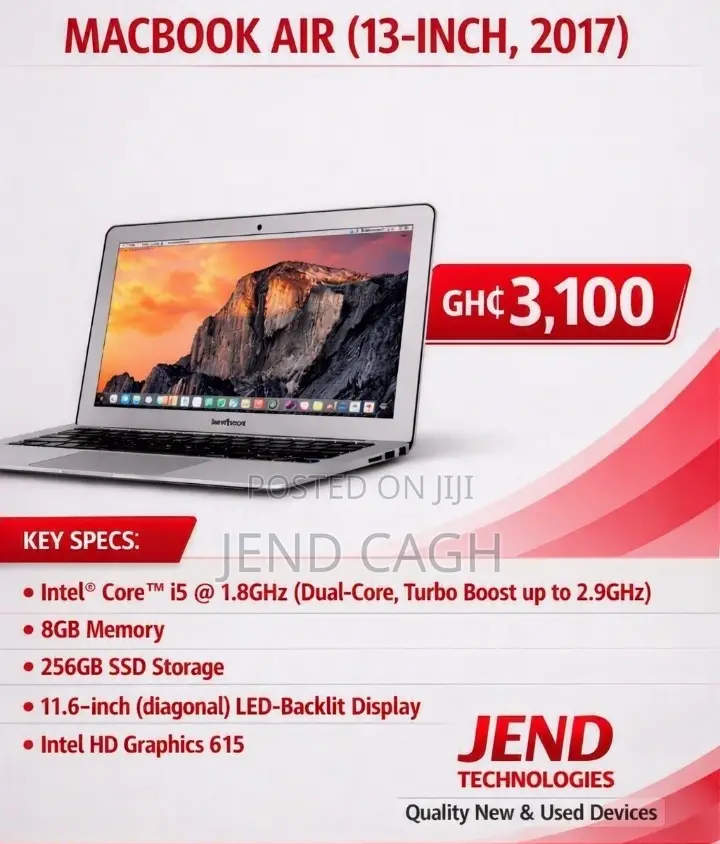 Laptop Apple MacBook Air 8GB Intel Core i5 SSD 256GB