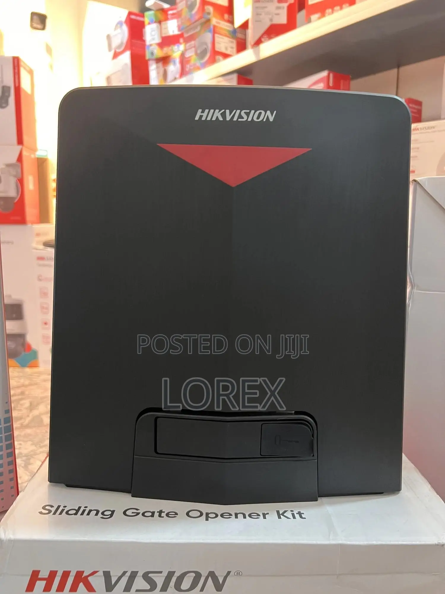 Hikvision Wifi Sliding Gate Motor. No Battery and Rack
