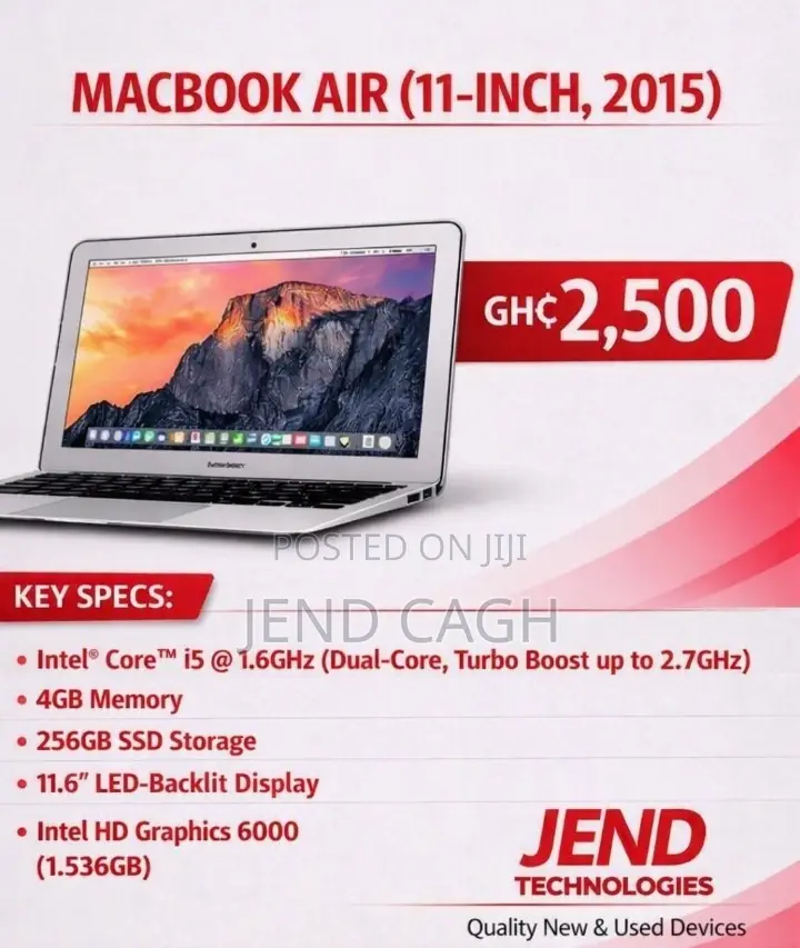 Laptop Apple MacBook Air 4GB Intel Core i5 SSD 256GB