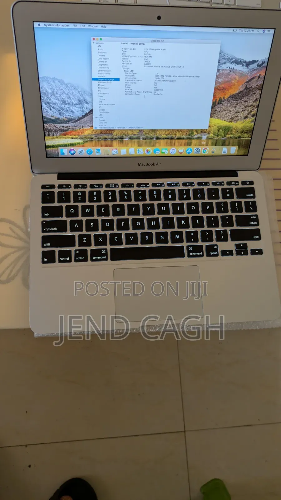 Laptop Apple MacBook Air 4GB Intel Core i5 SSD 256GB