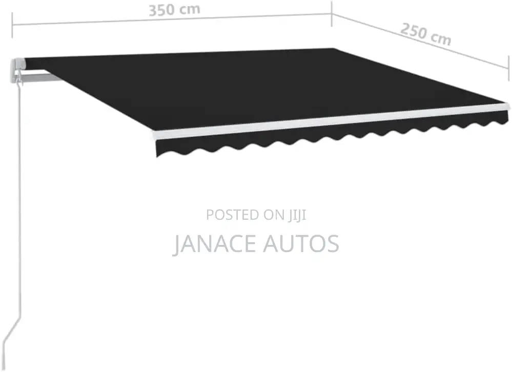 FRAME ONLY!! VidaXL Manual Retractable Awning 300x250 Cm
