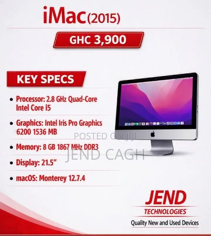 Desktop Computer Apple iMac 8GB Intel Core i5 SSD 1T