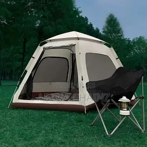 AutomaticWaterproof Tent 2 Doors 4 Windows (. 6 People)