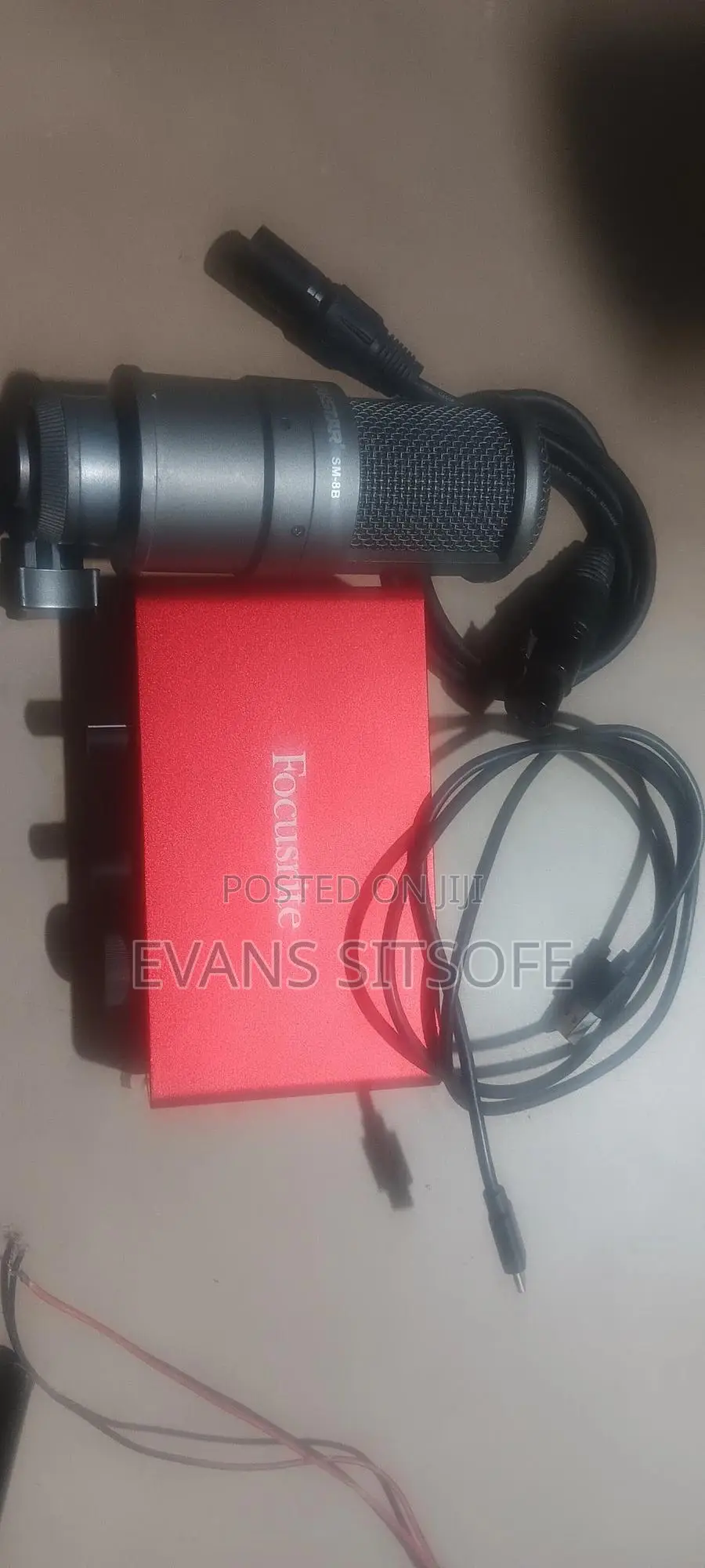 Studio Mic and Interface