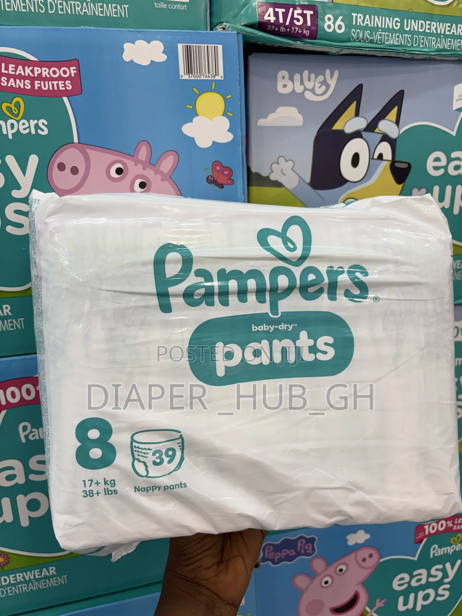 Pampers Baby Dry Pants Size 8
