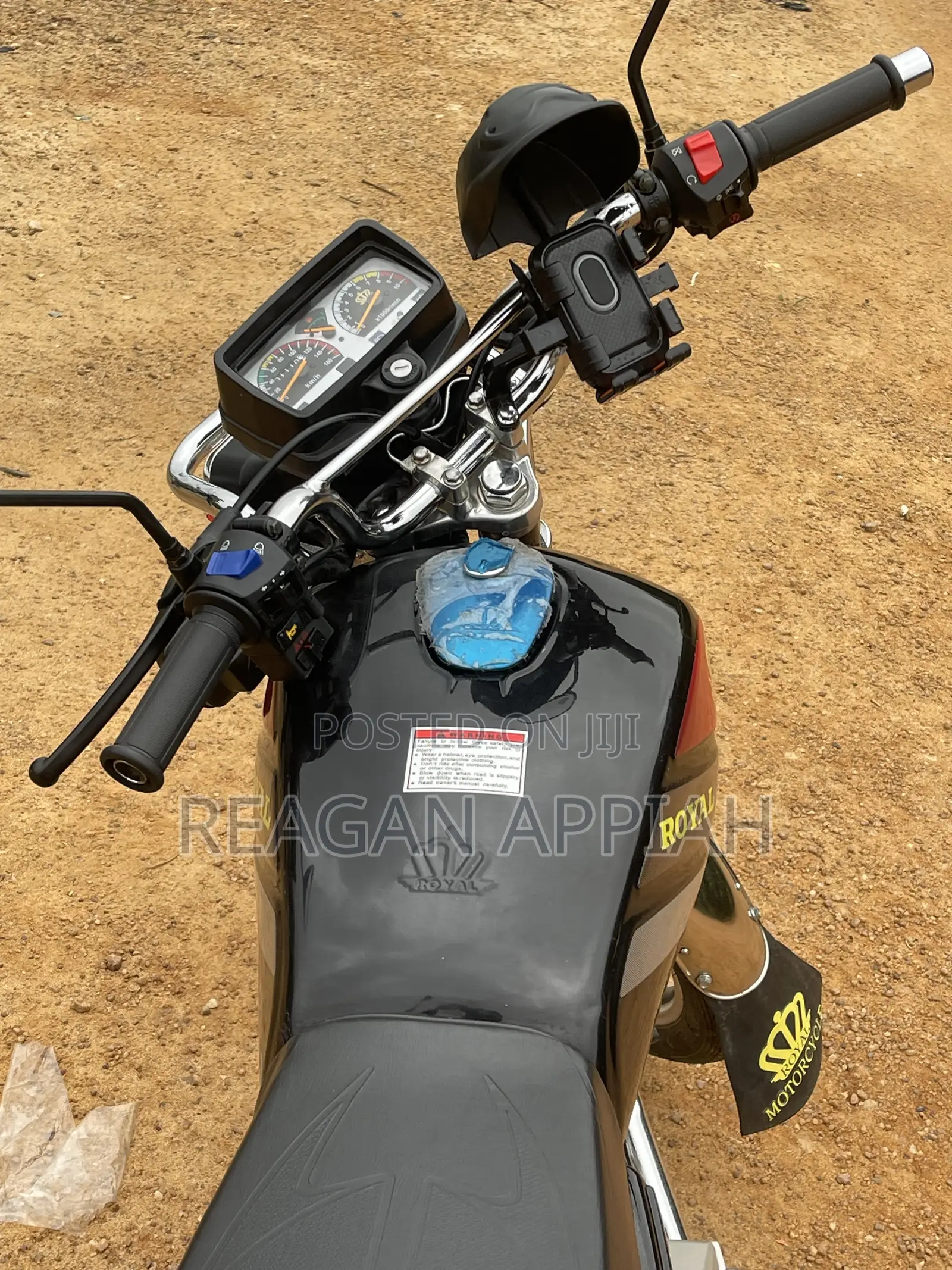 New Royal RY125 2025 Black