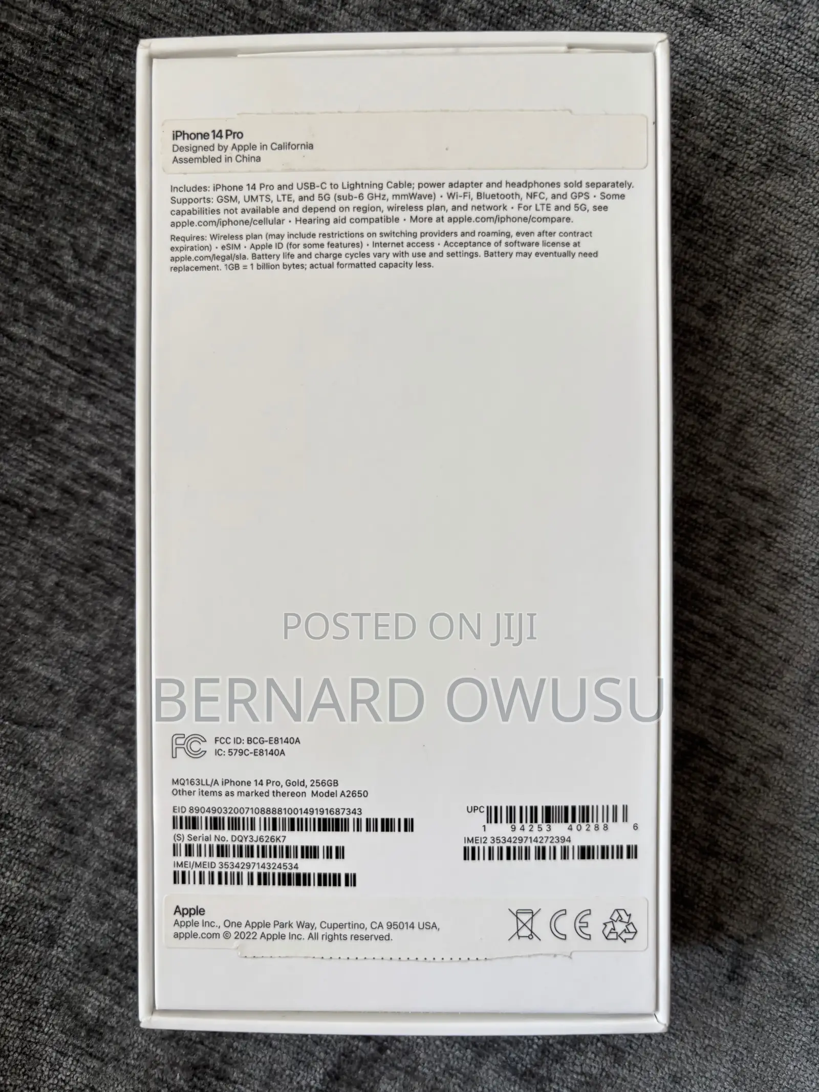 Apple iPhone 14 Pro Max 256 GB Gold